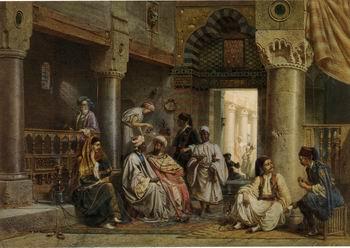 unknow artist Arab or Arabic people and life. Orientalism oil paintings  425 Norge oil painting art